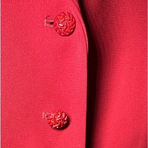 Anne Carole Ruby Red skirt suit